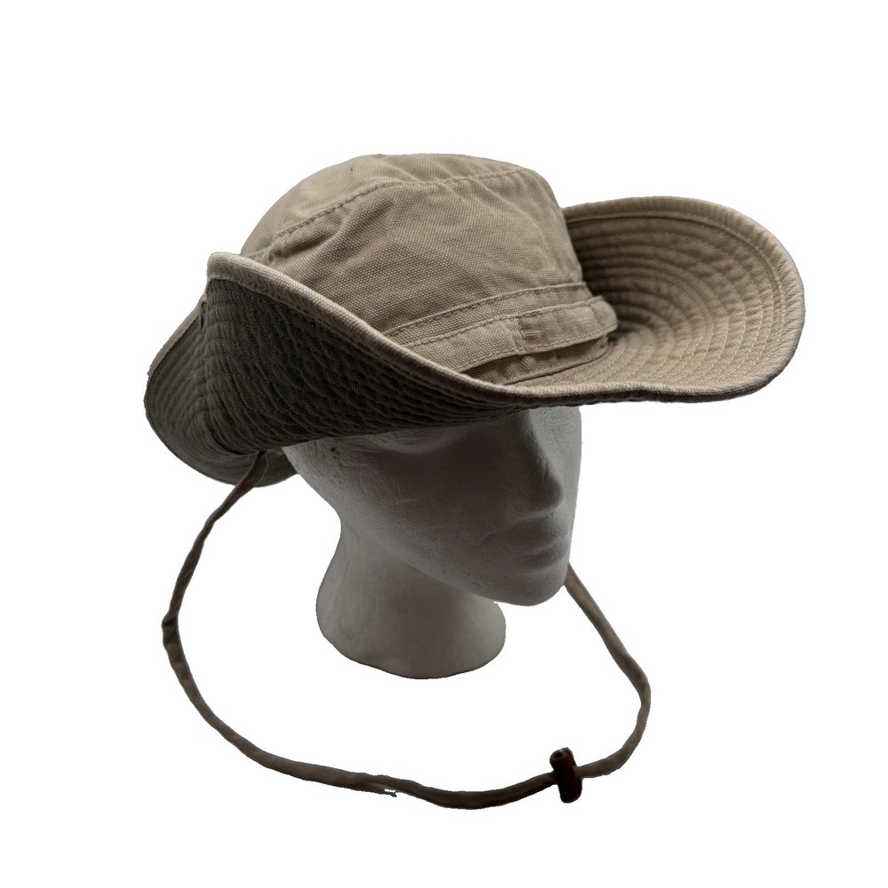 Concept One Accessories Khaki Wide Brim Bucket/boonie Hat M/L
